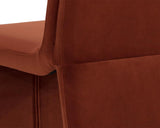 Cascata Leather Upholstered Dining Armchair