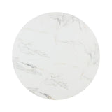 Mirella Coffee Table With White Marble Finish