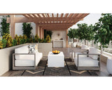 Tavira Fabric With Back Outdoor Sofa