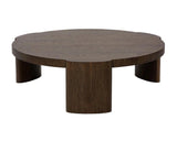 Alouette Wooden Round Coffee Table