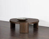 Alouette Wooden Round Coffee Table