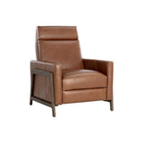 Brandon Recliner Shalimar Tobacco Leather Modern Chair