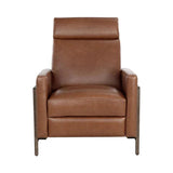 Brandon Recliner Shalimar Tobacco Leather Modern Chair