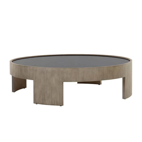 Brunetto Wooden Large Round Coffee Table