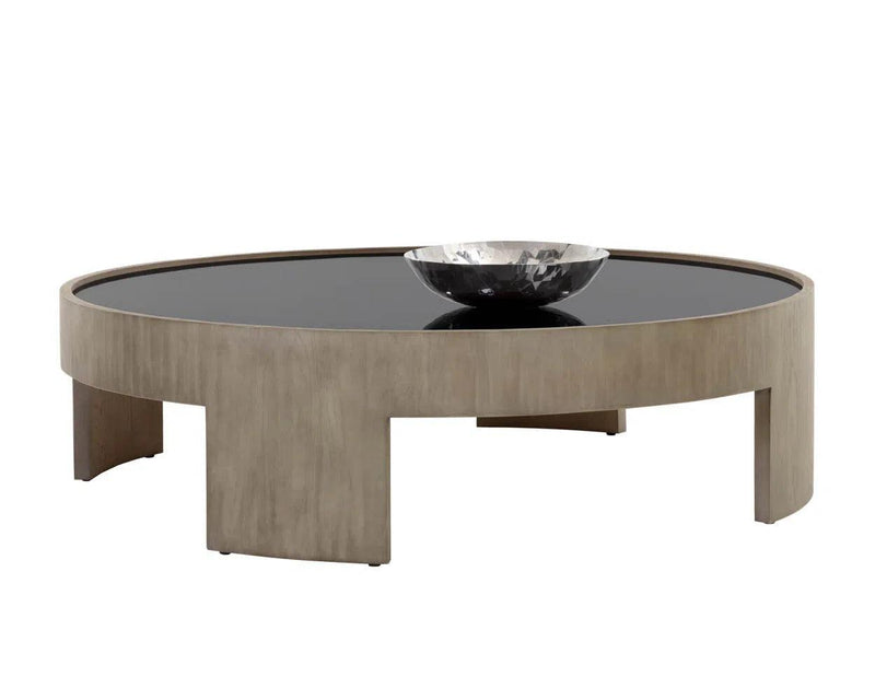 Brunetto Wooden Large Round Coffee Table