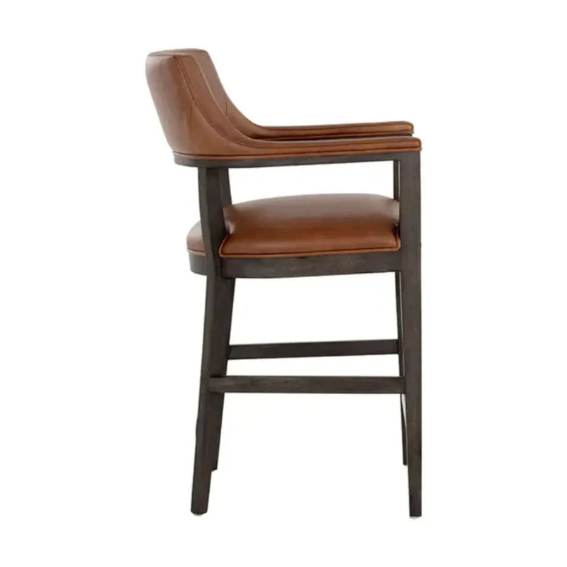 Brylea Leather Upholstered Counter Stool