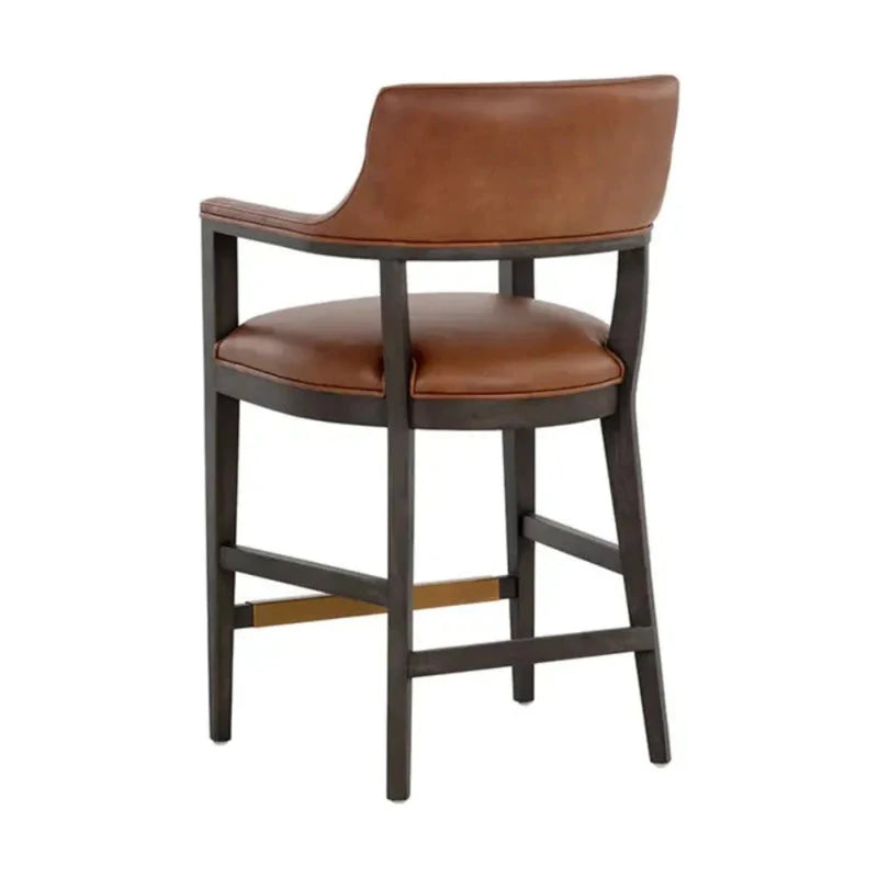 Brylea Leather Upholstered Counter Stool