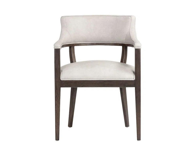 Brylea Leather Upholstered Dining Armchair