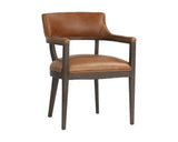 Brylea Leather Upholstered Dining Armchair