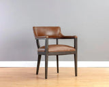 Brylea Leather Upholstered Dining Armchair