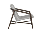 Cinelli Leather Upholstered Lounge Chair