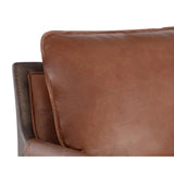 Mauti Leather Upholstered Modern Armchair