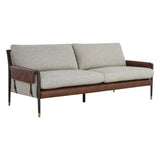 Mauti Sofa - Brown - Durable Mid-Century Charm