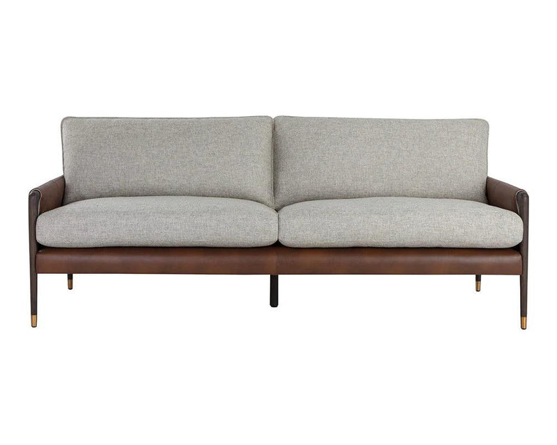 Mauti Sofa - Brown - Durable Mid-Century Charm