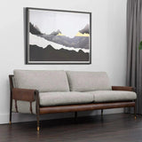 Mauti Sofa - Brown - Durable Mid-Century Charm