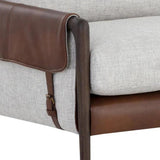 Mauti Sofa - Brown - Durable Mid-Century Charm