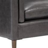 Richmond Sofa Brentwood Charcoal Leather Modern Design