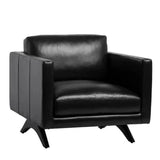 Rogers Leather Upholstered Stylish Armchair