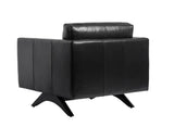 Rogers Leather Upholstered Stylish Armchair