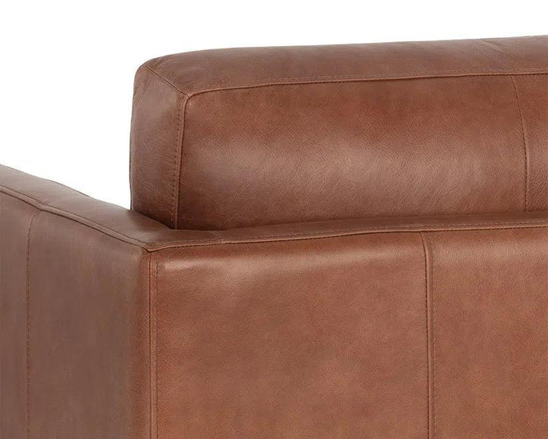 Rogers Leather Upholstered Stylish Armchair