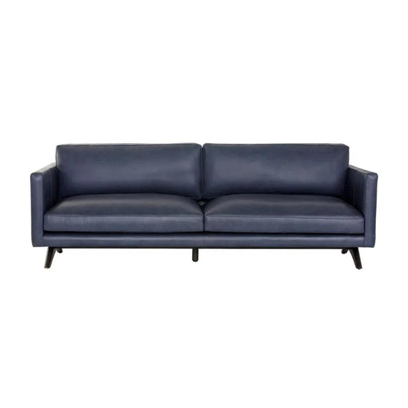 Rogers Leather Upholstered Stylish Sofa