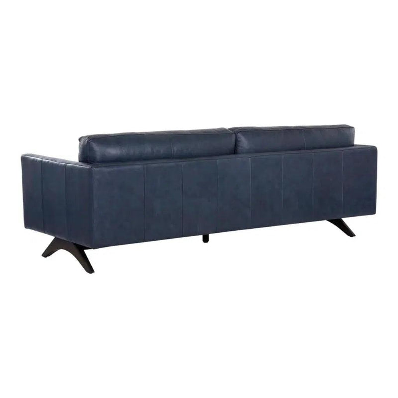 Rogers Leather Upholstered Stylish Sofa