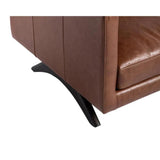 Rogers Leather Upholstered Stylish Sofa