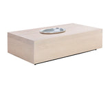 Frezco Minimalist Designed Wooden Coffee Table