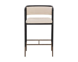 Brenan Leather Upholstered Elegant Counter Stool