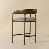 Zanatta Upholstered Modern Counter Stool