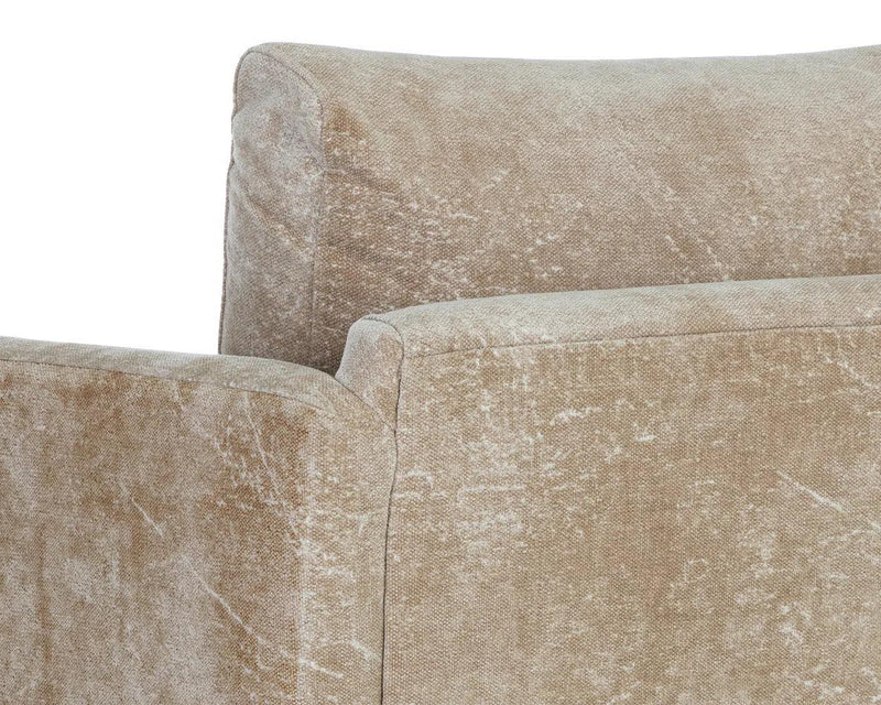 Georgie Fabric Swivel Lounge Chair