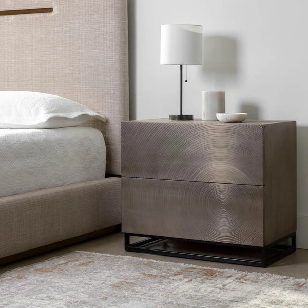 Lutana Nightstand With Ample Storage And Stylish Design