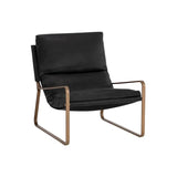 Zancor Leather Upholstered Lounge Chair