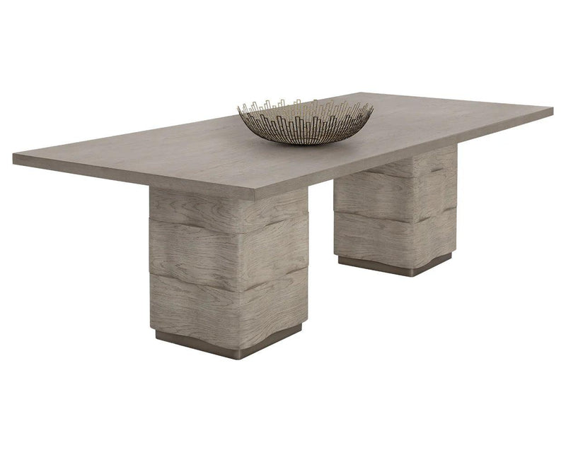 Hoyos Dining Table 100" Contemporary Wood Design