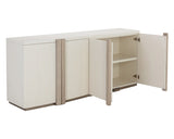 Venetta Sideboard With Soft Closing Drawers And Brass Base