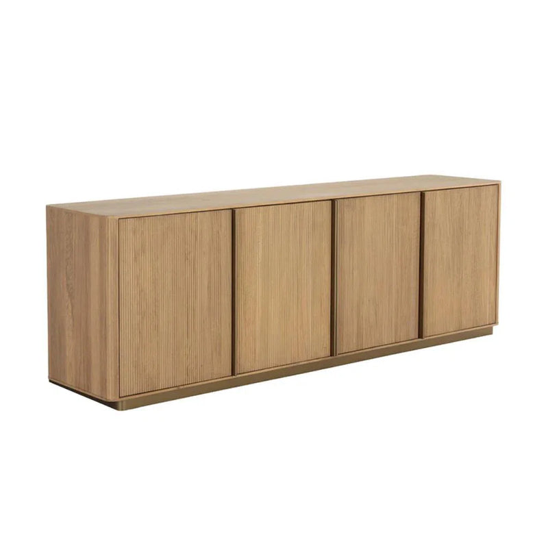 Kalla Wooden Steel Sideboard