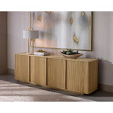 Kalla Wooden Steel Sideboard