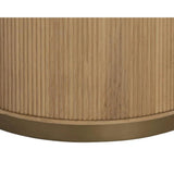 Kalla Wooden Round Side Table