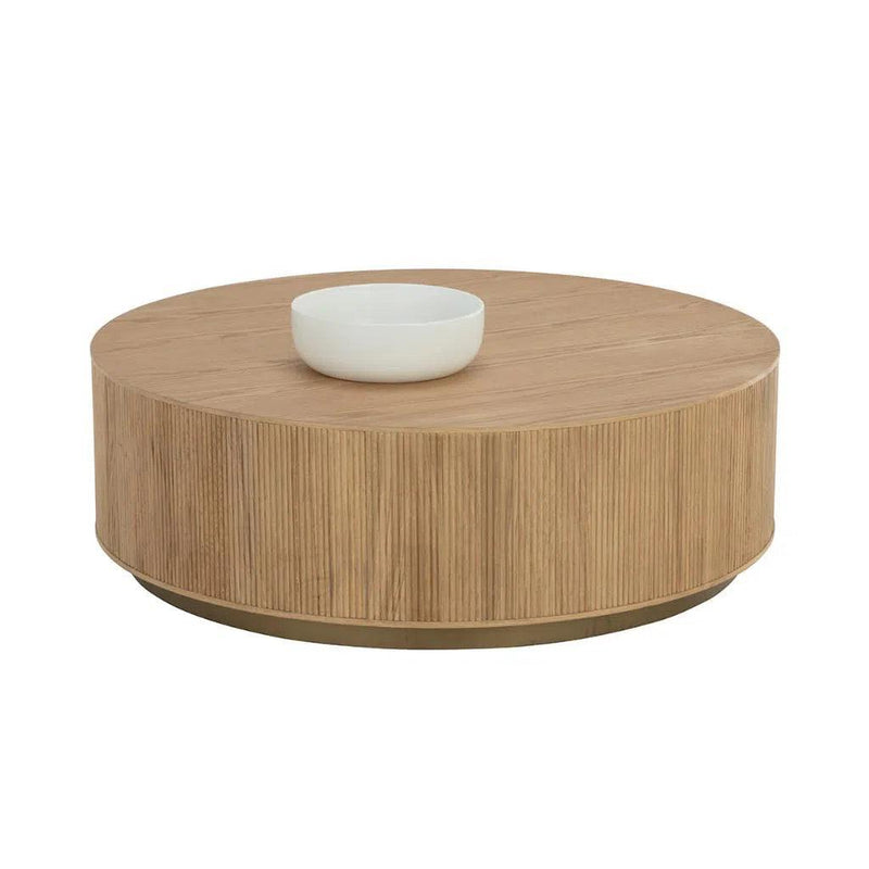 Kalla Wooden Round Coffee Table