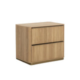 Kalla Wooden Steel Nightstand