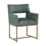 Greco Polyester Upholstered Dining Armchair