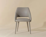 Galen Leather Upholstered Armless Dining Chair