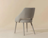 Galen Leather Upholstered Armless Dining Chair