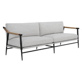 Meadow Sofa Vault Fog Mid-Century Stain Resistant Fabric