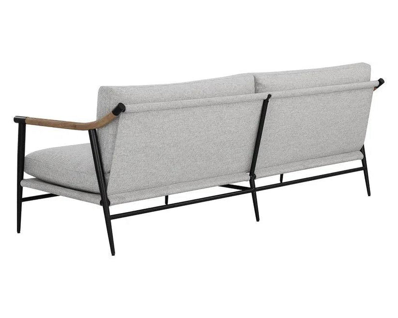 Meadow Sofa Vault Fog Mid-Century Stain Resistant Fabric