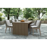 Viga Wooden Outdoor Rectangular Dining Table