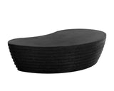 Mojave Coffee Table Concrete Black Contemporary Outdoor