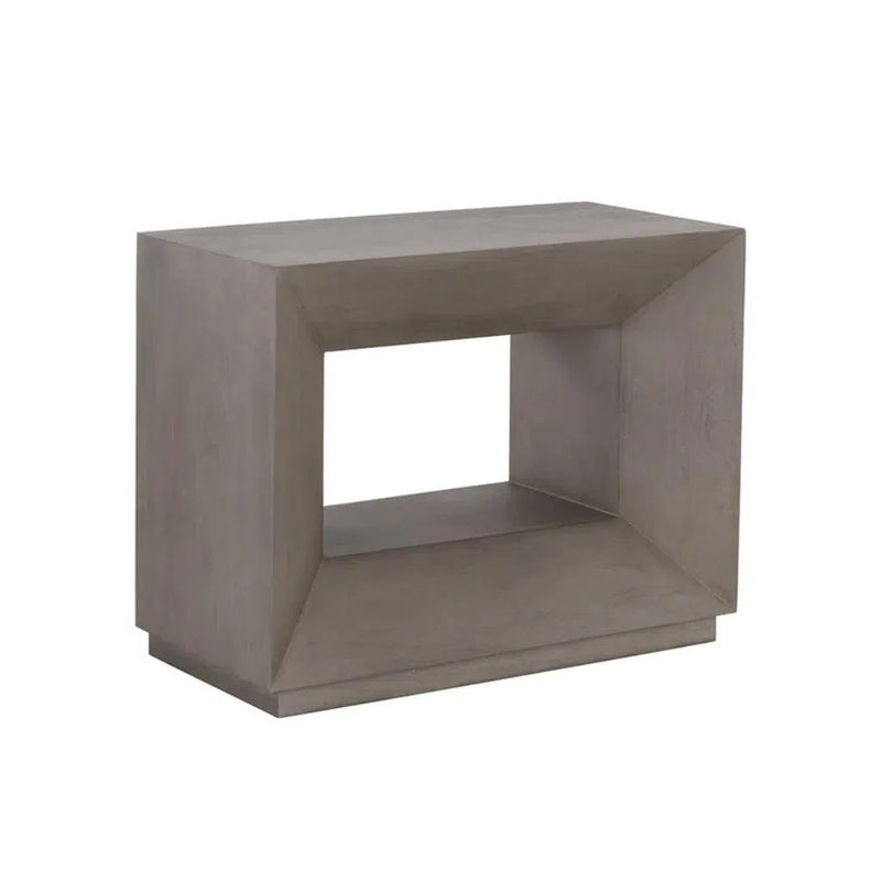 Thales Acacia Wooden Modern Nightstand