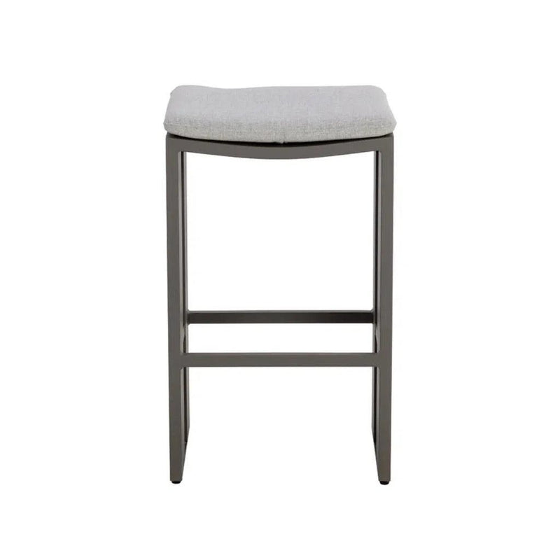 Verin Fabric Streamlined Design Outdoor Barstool