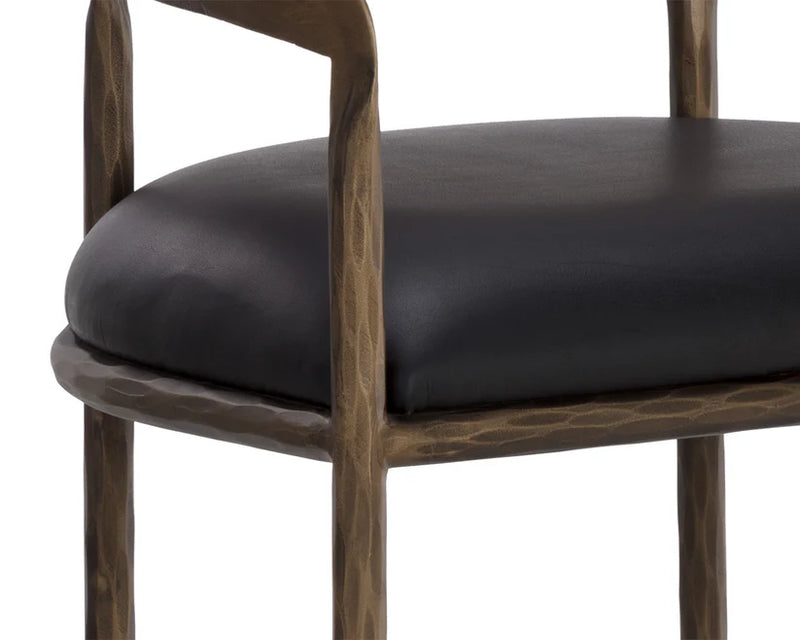 Zanatta Leather Upholstered Barstool